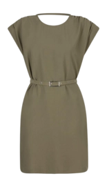 Kleid Dante6 Blaidy Belted Mini Damen Olive Glow
