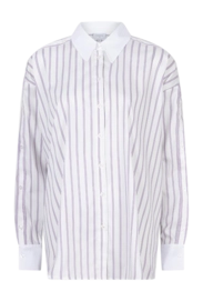 Bluse Dante6 Dandy Pinstripe Damen Arctic Lilac