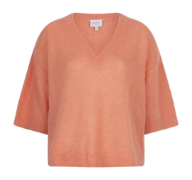Sweater Dante6 Women Talya V-Neck Radiant Apricot
