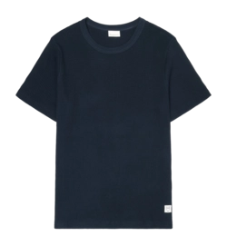 T-Shirt KnowledgeCotton Apparel Men Regular Waffle Crew Neck Total Eclipse