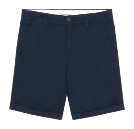 Kurze Hose KnowledgeCotton Apparel Herren Chuck Regular Chino Poplin Total Eclipse