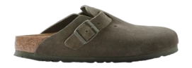 Sabots Birkenstock Men Boston Suede Thyme Regular