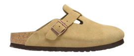 Klomp Birkenstock Men Boston Suede Latte Cream Regular