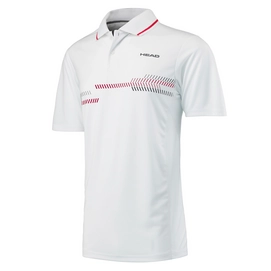 Polo HEAD Club Technical Polo Shirt Boys White Red