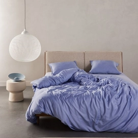 Bettwäsche Essenza Minte Lavendelblau Baumwollsatin