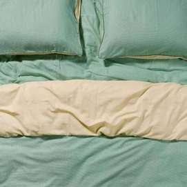 Bettwäsche Essenza Pied de cool Simply Green Baumwolle