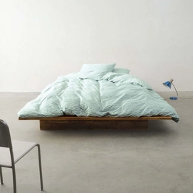 Bettwäsche Marc O'Polo Harpa Blue haze Bio-Baumwollsatin