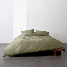 Bettwäsche Marc O'Polo Tove Moss Green Bio-Baumwolle Perkal