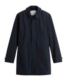 Mantel Woolrich City Herren Melton Blue