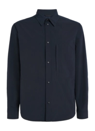 Chemise Woolrich Homme City Melton Blue