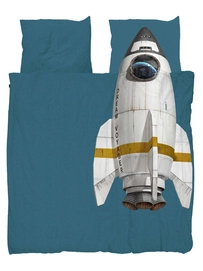 Bettwäsche SNURK Rocket Smokey Blue Bio-Baumwolle