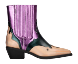 Enkellaars POSH by Poelman Women Roxi Pink With Combination