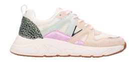 Sneaker POSH by Poelman Women Carocel Beige With Combination