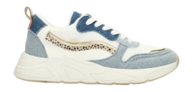 Sneaker POSH by Poelman Women Kiki Beige Mit Kombination