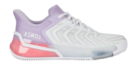 Tennis Shoes K-Swiss Women Ultra Shot 4 Clay White Orchid Petal Neon Blaze