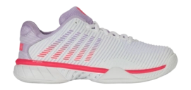 Tennis Shoes K-Swiss Women Hypercourt Express 2 White Orchid Petal Neon Blaze