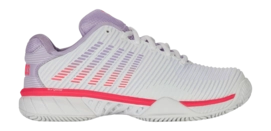 Tennisschoen K-Swiss Women Hypercourt Express 2 Clay White Orchid Petal Neon Blaze