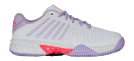 Tennisschoen K-Swiss Women Express Light 3 Clay White Orchid Petal Neon Blaze