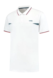 Tennisshirt K-Swiss Men Hypercourt Polo 7 White