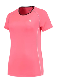 T-Shirt de Tennis K-Swiss Femme Hypercourt Crew Tee 4 Pink