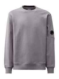 Pull CP Company Homme Diagonal Raised Fleece Crew Neck Lens Lavander Violet