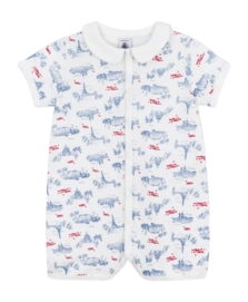 Babypakje Petit Bateau Playsuit Marshmallow/Multico Paris