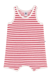 Babypakje Petit Bateau Short Playsuit Marshmallow/Spi