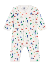 Babypyjama Petit Bateau Dors Bien Sans Pieds Marshmallow/Multico France