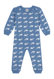 Babypyjama Petit Bateau Dors Bien Sans Pieds Beach/Marshmallow