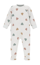 Babypyjama Petit Bateau Dors Bien Zip Marshmallow/Multico