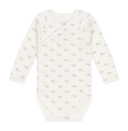 Rompertje Petit Bateau Comp Body Naiss Ml Marshmallow/Herbier