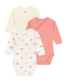 Baby-Body Petit Bateau 3 Bodies Naiss Ml Multi (Set von 3)