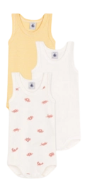 Baby-Body Petit Bateau 3 Bodies Sm Multi (3er-Set)
