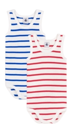 Rompertje Petit Bateau 2 Bodies Sm Multi (Set van 2)