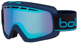 Ski Goggles Bollé Nova II Matte Navy & Neon Blue Aurora