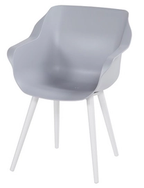 Gartenstuhl Hartman Sophie Studio Armchair Weiß Grau (Zweier Set)
