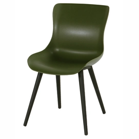 Tuinstoel Hartman Sophie Studio Dining Chair Carbon Black Moss Green (set van 2)
