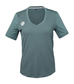 Tennis Shirt The Indian Maharadja Women Kadiri Agility Tee Pewter Grey