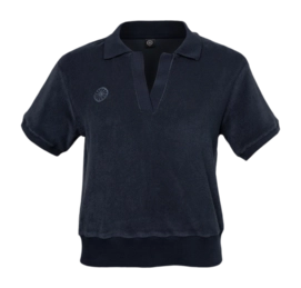 Polo Shirt The Indian Maharadja Women Terry Polo Shirt Night Blue
