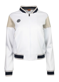 Tennisvest The Indian Maharadja Women Pique Bomber Jacket Bright White