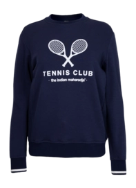 Trui The Indian Maharadja Girls Tennis Club Sweater Royal Blue