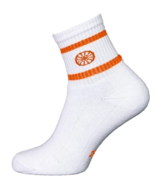 Tennis Socks The Indian Maharadja Unisex Striped Sock Low Length Sunset Orange