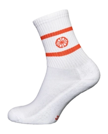 Tennissocken The Indian Maharadja Striped Socks High Length White Sunset Orange
