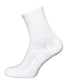 Tennissocken The Indian Maharadja Striped Sock High Length Unisex White Light Mint