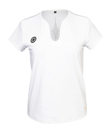 Tennis Shirt The Indian Maharadja Women Breeze Tee Bright White