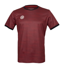 Tennisshirt The Indian Maharadja Men Pique Printed Tee Bordeaux