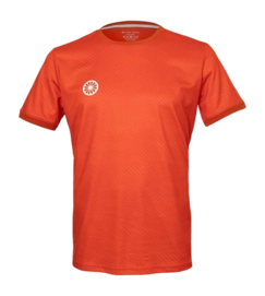Tennisshirt The Indian Maharadja Herren Pique Printed Tee Sunset Orange