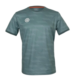 T-shirt de Tennis The Indian Maharadja Men Pique Printed Tee Pewter Grey