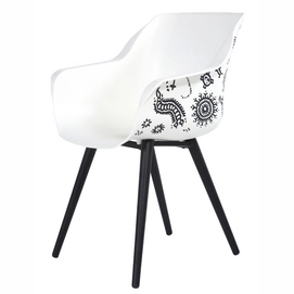 Tuinstoel Hartman Sophie Tattoo Armchair Carbon Black Royal White Tattoo (set van 2)