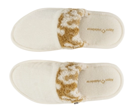 Frottee Badeslipper Abyss & Habidecor Sauvage Gold